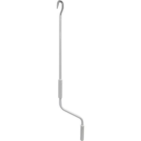 Manivela toldo, modelo tld06, de acero con acabado blanco, 2000 mm (1/2)