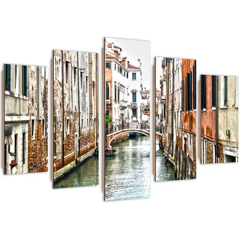 Quadro deco panel 5 parti, Venezia - 100x70 (1/5)
