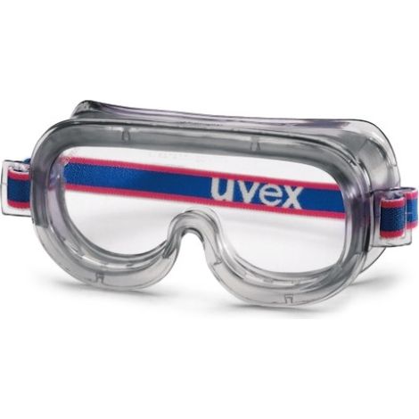 Uvex 9305 Anti-Fog Schutzbrille: Transparent/Blau-Grau (1/2)