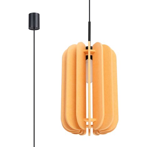 Lampe suspendue jaune Mula 27 (1/2)