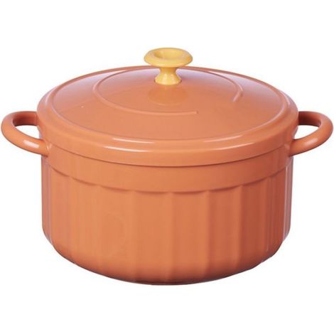 1 Bol à nouilles avec couvercle, double paroi, poignées ergonomiques, acier inoxydable, pour maison et étudiants (1/5)