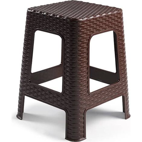 Taburete de Rattan Grande  Wengue (1/2)