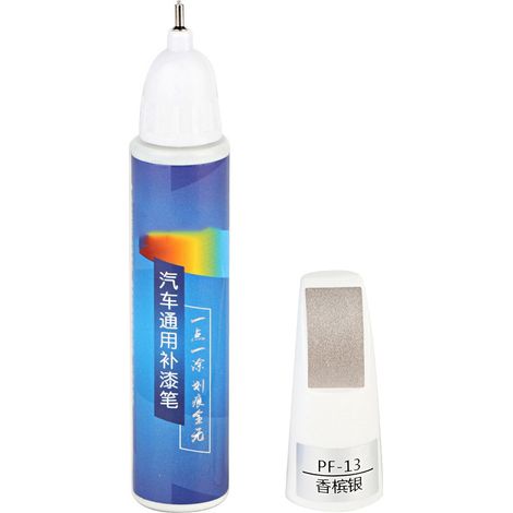 Kit de Retouche Peinture Voiture Argent Champagne - Stylo Correcteur Anti-Rayures pour Carrosserie, Réparation Professionnelle des Égratignures (1/3)