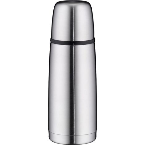 alfi ISOTHERM DV 350ml, borraccia isolante in acciaio con bicchiere, chiusura a vite a tenuta ermetica, tiene caldo per 12 ore, anti-impronte, durevole, per lavastoviglie, senza BPA (1/5)