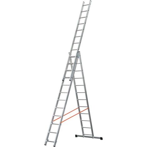 GIERRE AL405 ESCALERA 3 TRAMOS COMBINADA DE ALUMINIO MODULA 3X7 ALTURA MÁX. DE TRABAJO (cm) 815