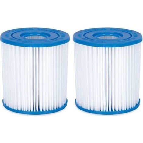 Lot de 2 cartouches filtrantes pour piscine modèle D FD2133 BESTWAY I
