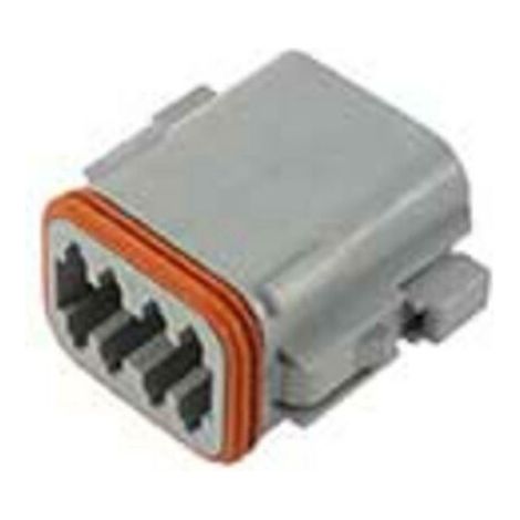 TE Connectivity DT06-08SA Cosse cylindrique mâle femelle, droit Nombre total de pôles: 8 Série (conn (1/3)