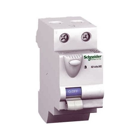 Schneider Electric – Interrupteur différentiel 25A 2P 30mA Type AC – Système embrochable sur répartiteur Distri'clic XE – 230V – 16157