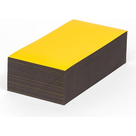 FRANKEL kaiserkraft, Etiquettes magnétiques, coloris jaune, h (1/5)