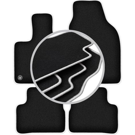 Tapis de sol Carlux argentés pour : Fiat E-500 / 500 Electric hatchback (2020-) (1/5)
