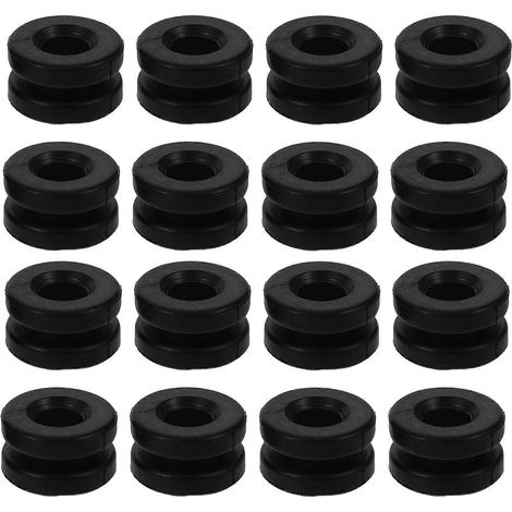 Lot de 20 butées de capot en caoutchouc - Coussinets isolants pour capot moteur : absorption des chocs, réduction du bruit et confort de conduite amélioré (1/4)