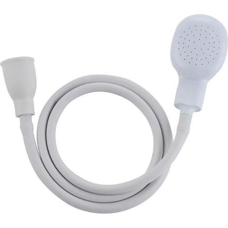 Douchette pour animaux de compagnie, tuyau de douche, robinet unique, support de lavage pour lavabo et baignoire, accessoire pour tête de chien (1/5)