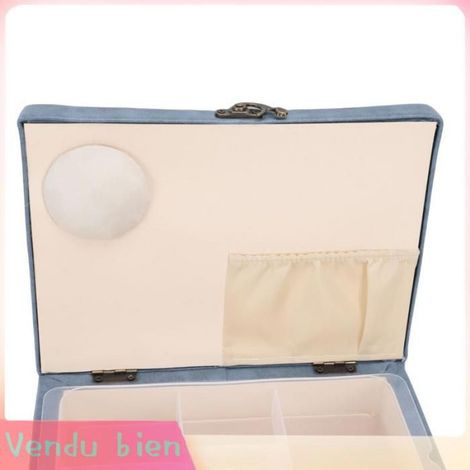 Garosa boîte à couture Panier à Couture, Panier de Rangement de Fil de Grande capacité avec Plateau outillage consommable (1/4)