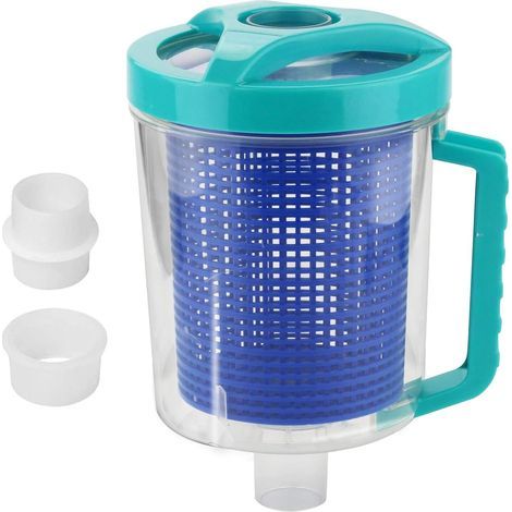 Recolector de hojas para piscina con cesta de malla, recolector de hojas en línea para limpiador de piscinas W560 para R211084, filtra guijarros, hojas y ramas. (1/5)