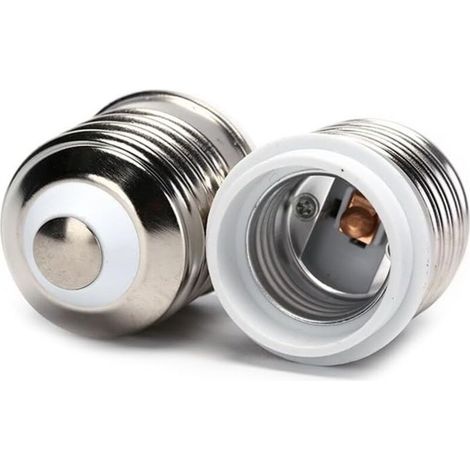 Adaptateur E40 E27 - Mâle E40 vers Femelle E27 - Pour Lampes Industrielles et Éclairage Extérieur - 1 Pièce (1/4)