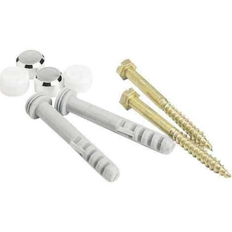 2er Set Clipanker zur WC-Befestigung, B.9 x H.8 cm SOMATHERM FOR YOU
