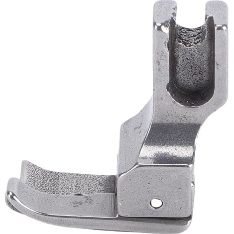 Pied-de-biche compensateur gauche bas droit haut pour machine à coudre, pied pour point invisible pour col de chemise et haut de taille (1/5)