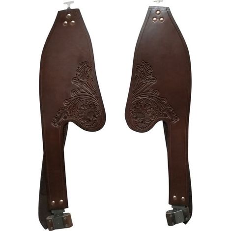 L, Marrone Scuro: Fender western per sella modello Cow Freemax