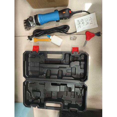 Eosnow 1450W Elektrische Schafscherscher -Klipper 6 Geschwindigkeiten 2800 U / min mit 13 Zähnenklinge für Schafe, Ziegen, Kamele und Alpakas, Blau, EU -Stecker geeignet (1/5)