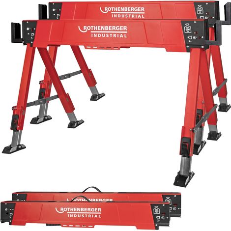 ROTHENBERGER  Industrial  DUO  Banco  de  trabajo  plegable  -  1500005750