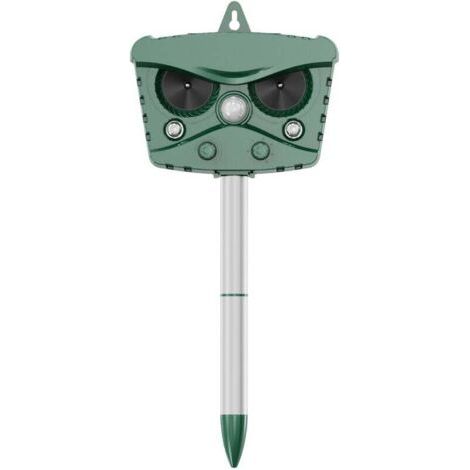 DEESSE SHOP-Répulsif à ultrasons pour chat, répulsif pour chien, répulsif pour oiseaux, pour jardins, champs, pépinières, IP45 - RWRépulsif pour insectes et animaux (1/5)