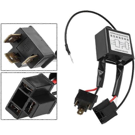 Adaptateur de polarité inversée pour ampoules LED H4 (2 pièces), faisceau convertisseur négatif/positif pour ampoules de phares, édition 0618