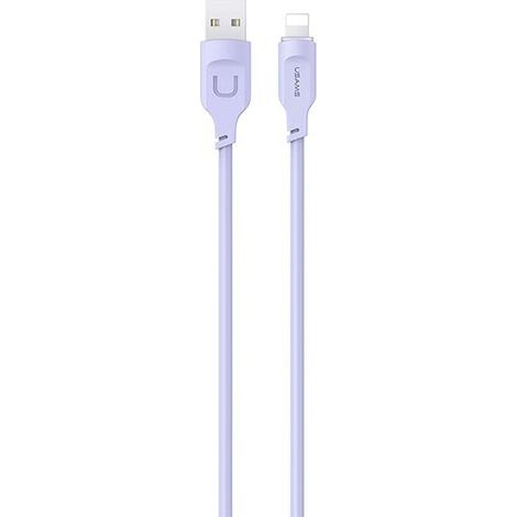 Usams Lightning-Kabel 2,4 A 1,2 m Schnellladefunktion Lithe Serie lila/lila SJ565USB03 (US-SJ565) (1/5)