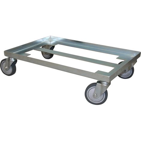 Carrello Zincato Lean Production per Trasporto Contenitori Norma Europa