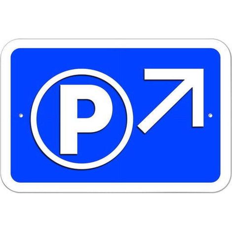 Panneau de signalisation routière aluminium 23x15 cm flèche droite arrêt, impression UV résistante, fixation facile intérieur extérieur (1/4)