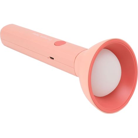Starke magnetische USB-Taschenlampe, faltbare, tragbare Schreibtischlampe für Schüler mit 3 Farbtemperaturstufen, runder roter Lampenhalter (1/5)