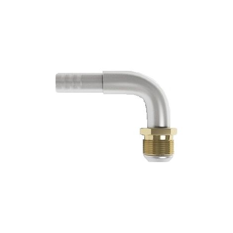 Conector macho SAE con ángulo de 90° DN10 3/4-16 UNF