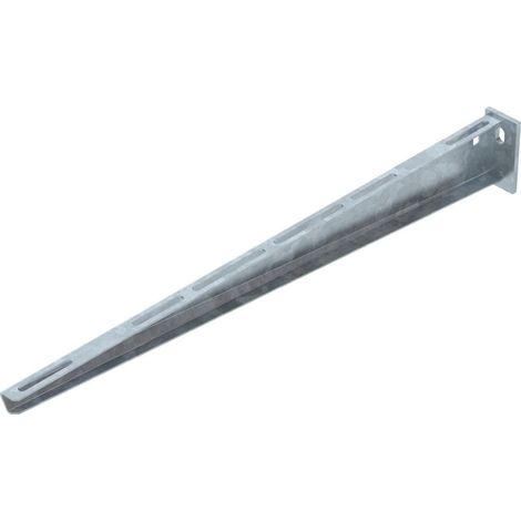 OBO Bettermann Mensola a parete e per montante con piastra di testa saldata B610mm Acciaio zincato a caldo, 6420826