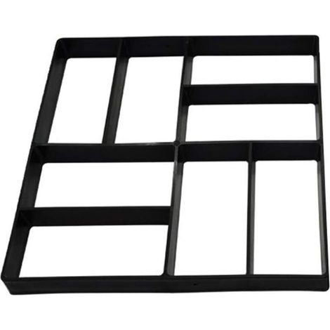 Moule à Pavé Béton pour Chemin, Moule à Pavage Réutilisable pour DIY Pavement Allée Patio de Jardin Terrasse Briques, 40x40 cm (1/5)