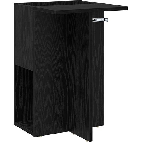 Maison Exclusive - Mesa Auxiliar Roble Negro 35 x 40 x 55 cm Made