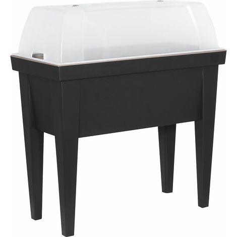 E&K Hochbeet mit Deckel 80x40 cm anthrazit