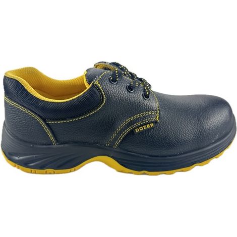 Scarpa Antinfortunistica Bassa Nera in Pelle Pigmentata Norma S1 N°43 DOZ