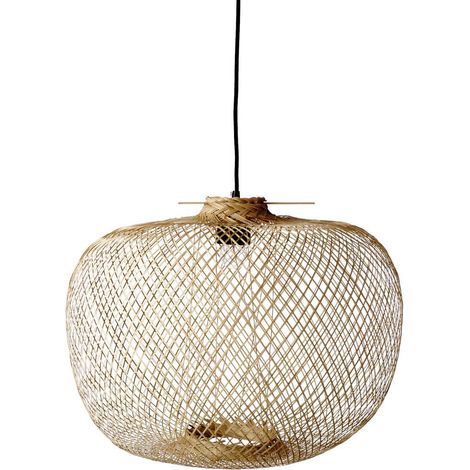 Bloomingville Hängeleuchte Lunugala Bambus 42 cm Durchmesser