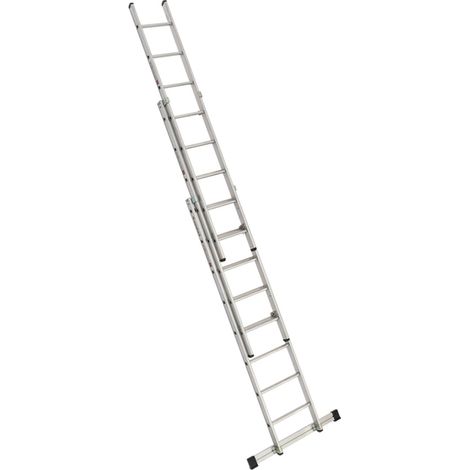 Euroline Premium 303 Schiebeleiter 3x8 Sprossen (1/5)