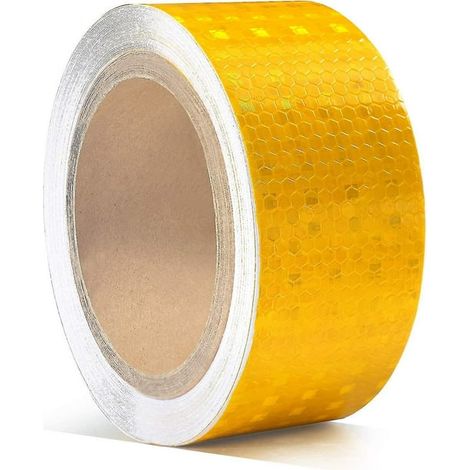 Yellow Reflective Tape, Pack of 2 Rolls (1/5)