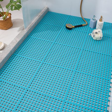 Tapis De Bain Antidérapant - Douche Et Salle De Bain - Design Creux Étanche - Lavable En Machine - 1 Pièce (1/4)