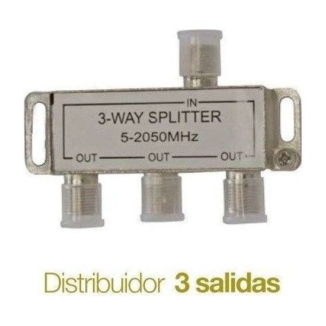 Distributore televisivo Splitter 3 uscite
