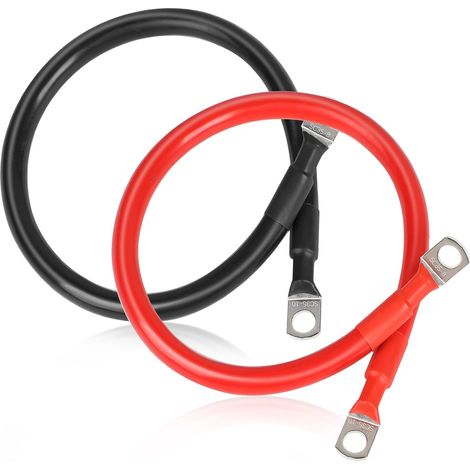 2 Pièces Cable Batterie Voiture M8 50cm 35mm² 12V/24V (1/5)