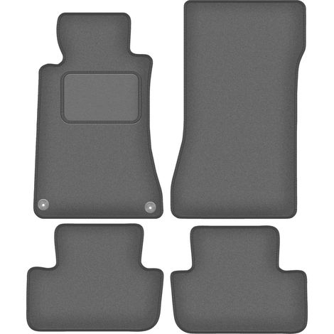 Alfombrillas de grafito para Mercedes CLK W209 Coupé (1997-2009) (1/5)