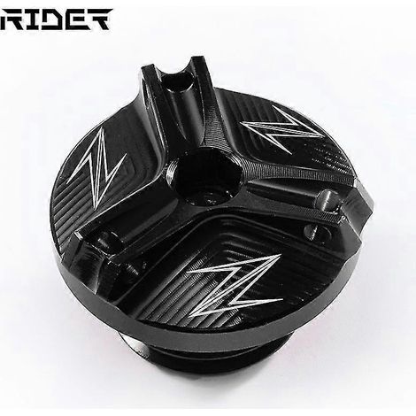 Couvercle de filtre à huile de protection pour moto Kawasaki Z900, Z650, Z800, Z400, Z1000, Z1000R, Z1000SX et Z900RS (M20 2,5 - Noir) (1/4)