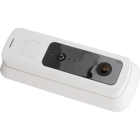Sonnette vidéo extérieure basse consommation H3 MINI avec caméra WiFi 720p et interphone sans fil pour la sécurité de votre domicile (blanc). (1/5)