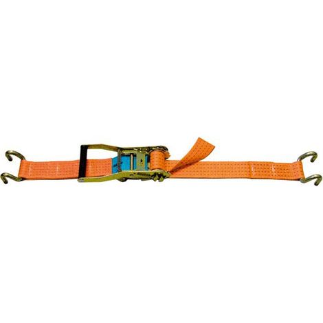 Cinghia di ancoraggio LEVAC - Larghezza 50 mm - 5000 Kg - 2 ganci perimetrali - L.8 m - 4570C08