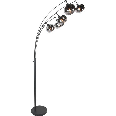 Mexlite - stehlampe - Tenebris - schwarz - glas metall -
