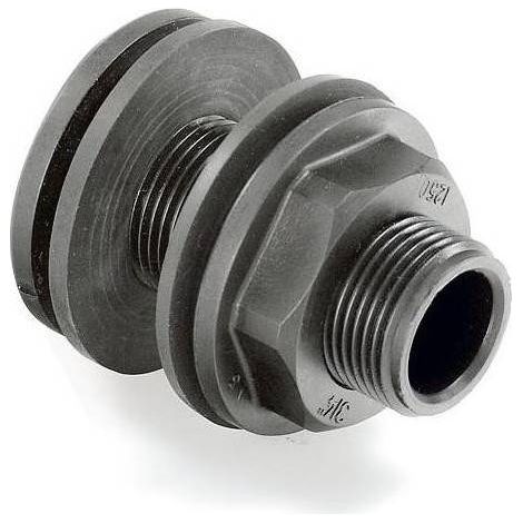 Traversée de paroi mâle fileté 25-3/4 pouces – Étanchéité intégrée – Résistance corrosion et gel-dégel – Montage par vissage rapide – Abrisa (1/2)