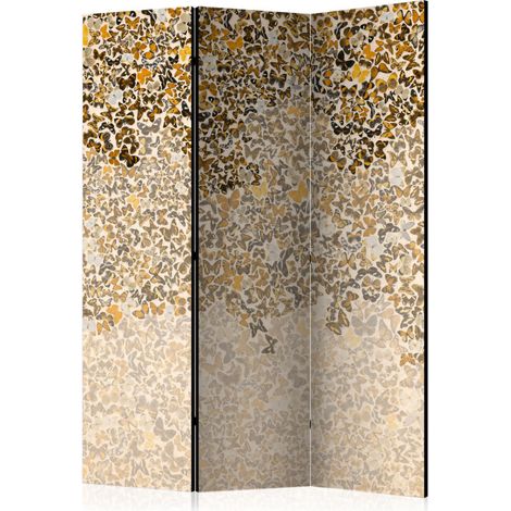 Paravent 3 Volets "Art & Butterflies" 135x172cm (1/2)
