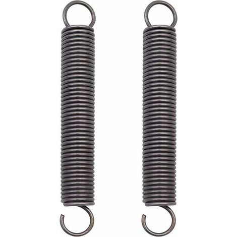 Molla flessibile in acciaio inox lucidato – Doppio gancio – Diametro 2 mm, lunghezza 150 mm – Resistente alla corrosione -Crezuo